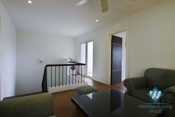Villa adjacent to big garden for rent at Vinhome Riverside Long Bien Hanoi